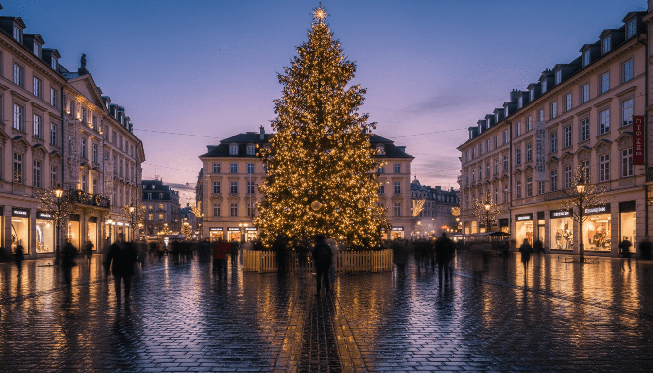 Holiday lighting installation